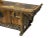 Coffee 39" Distressed Vintage Chinese Carving Point Edge Chest Table Stand For Sale - Image 8 of 10