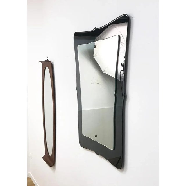 Metal Mid-Century Italian Wall Mirror, 1950s For Sale - Image 7 of 14