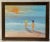 Impressionistic Seascape "Let's Go Swimming" Oil Painting on Canvas by Danos, Framed For Sale - Image 9 of 10