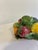 Italian Vintage Italian Capodimonte Porcelain Fruit Taper Candle Holder For Sale - Image 3 of 12