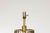 Mid 20th Century Italian Brass Hourglass Shaped Single Light Lamp, US Wired For Sale - Image 9 of 12