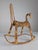 Mid-Century Modern Childrens Rocking Horse in Bamboo and Rattan, 1960s For Sale - Image 3 of 11