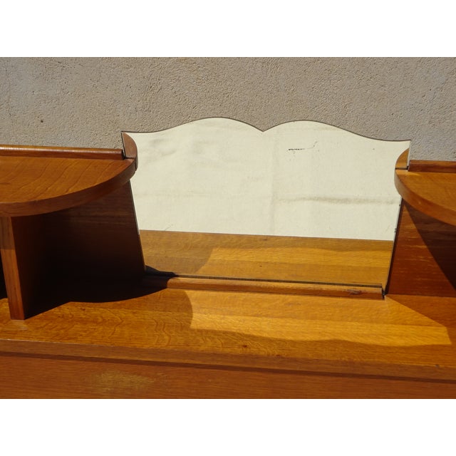 Gold Vintage Light Oak Headboard, 1970s For Sale - Image 8 of 18