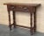 Catalan Carved Walnut Console Table with Drawers, Spain, Early 20th Century For Sale - Image 6 of 12