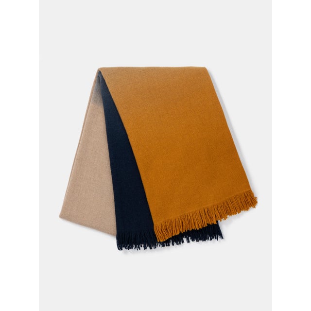 Shaded Plaid in Merino Wool by Villa Como For Sale - Image 4 of 4