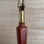 Mid 20th Century Danish Modern Teak and Brass Table Lamp For Sale - Image 4 of 9