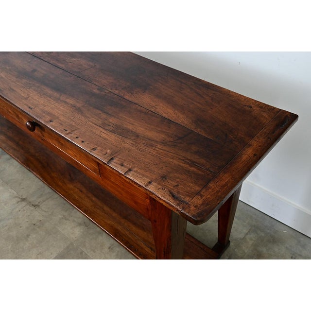 French 19th Century Walnut Console For Sale In Baton Rouge - Image 6 of 11