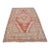 1950s Low Pile Distressed Wool Rug For Sale