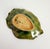 Green Early 20th C Majolica Begonia Leaf Dish For Sale - Image 8 of 8