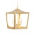 This stunning lantern-style fixture, crafted of metal, is the perfect way to bring a touch of modern elegance to your...