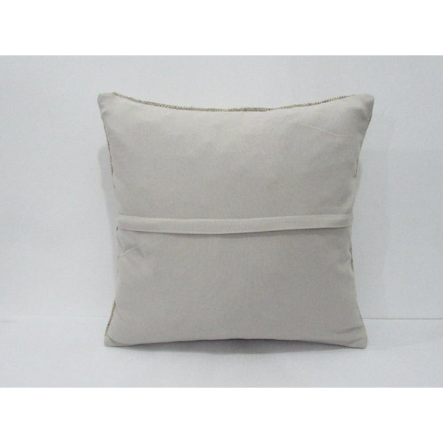 Shabby Chic Distressed Faded Pillow Cover For Sale - Image 3 of 4