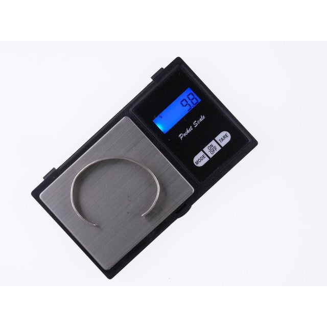 5 7/8" 30's-40's Navajo stamped silver whirling log bracelet All precious metals are tested, any Native American jewelry...