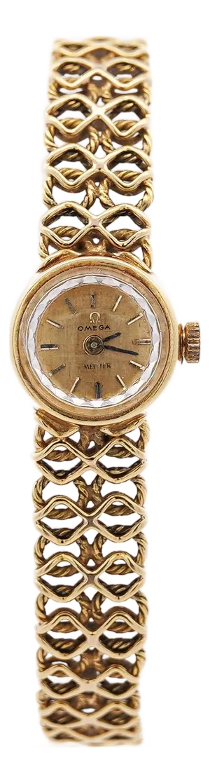 18k Gold Vintage Omega Manual Ladies Watch