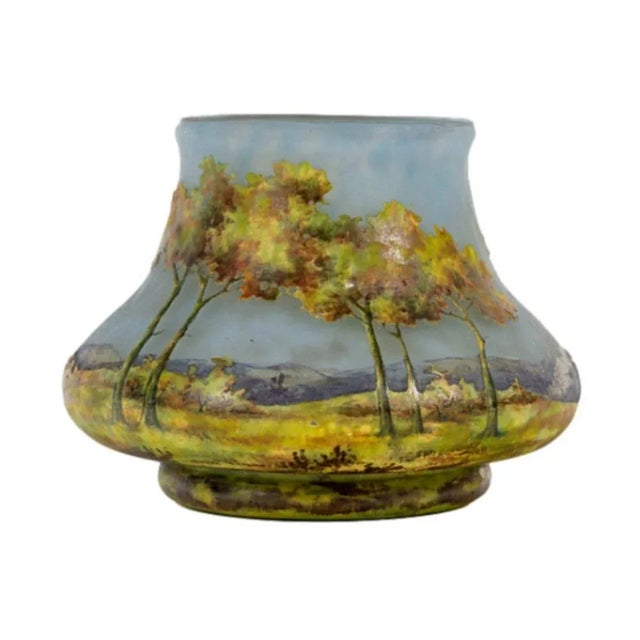 Glass Landscape Vase by Daum Nancy, 1920s For Sale - Image 7 of 7
