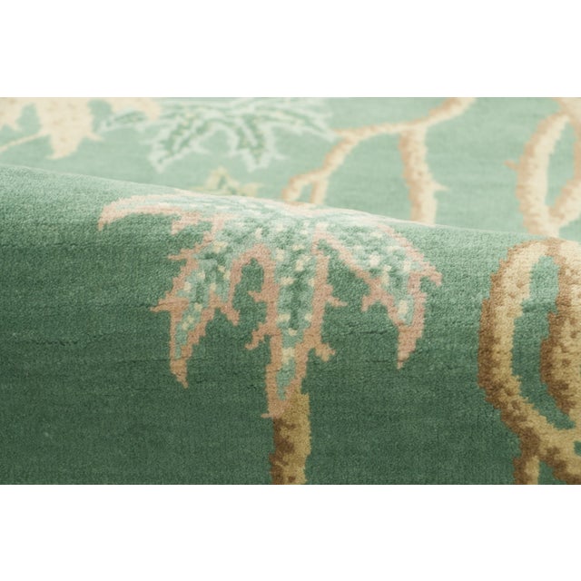 Late 20th Century Contemporary Chinese Deco Style Wool Runner by Rug & Kilim, India For Sale - Image 5 of 8