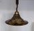 Vintage Brown & Brass Metal Ceiling Lamp from Hustadt Leuchten, 1980s For Sale - Image 3 of 9