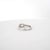 18k White Gold Knot Ring With Round White Diamonds Size 7 For Sale - Image 17 of 18