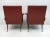 Metal Set of Mid-Century Modern Ecopelle Armchairs, Italy, 1960s For Sale - Image 7 of 8