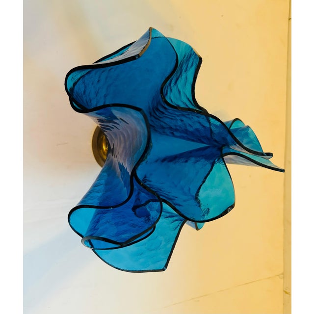 Was Fedrigolli Sculptural Glass 1980s Italian Vase For Sale - Image 11 of 12