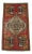 Vintage Turkish Mini Rug For Sale