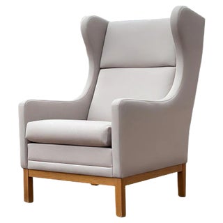 Danish Lounge Wing Chair by Erik Jørgensen, 1960s For Sale