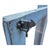 Wood Antique 19th Century European Pine Step-Back Cabinet With Original Hand Painted Blue Finish For Sale - Image 7 of 7