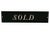 American Old Store Stock Vintage Metal Sold Sign For Sale - Image 3 of 3