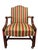 A handsome Regency-inspired mahogany library armchair by Hekman Furniture, featuring elegant traditional styling and solid...