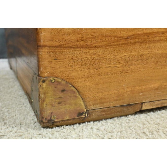 Camphorwood Marine Trunk, 1800s For Sale - Image 13 of 18