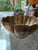 Up for consideration is a beautiful vintage pair of brass Lotus bowl and bamboo rimmed bowl. These would look lovely as a...