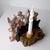 Pink Reclaimed Pine and Pink Marble Candle Holder — Yakisugi Charred, Melting Collection | Gabor Gobi For Sale - Image 8 of 10