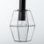 Geometric Iron and Clear Glass Hanging Light from Limburg, 1960 For Sale - Image 9 of 15