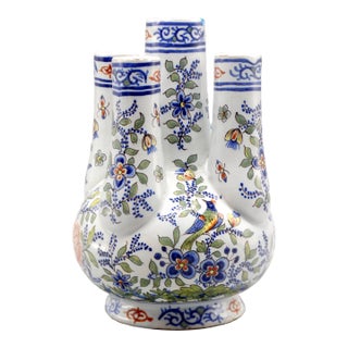 Antique French Quintal Tulipiere Vase For Sale