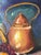 1960's Mid-Century Wine & Fruits Oil Painting on Masonite Board – Framed For Sale - Image 11 of 15