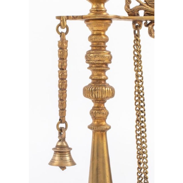 Indian Gilt Bronze Ganesha on Swing Sculpture Chairish