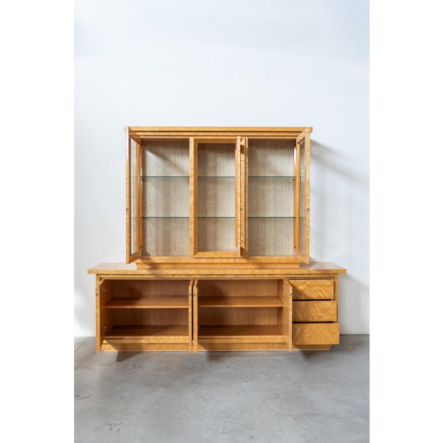 Sideboard with Display Case, 1990s For Sale - Image 9 of 18
