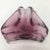 Mid-Century Modern 1970s Italian Mid-Century Modern Purple Murano Glass Ashtray For Sale - Image 3 of 8