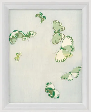 Kono Butterflies 18, Framed Artwork