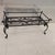 Vintage 19th Century French Wrought Iron Indoor/Outdoor Coffee Table With 1" Thick Table Top Glass For Sale - Image 10 of 18