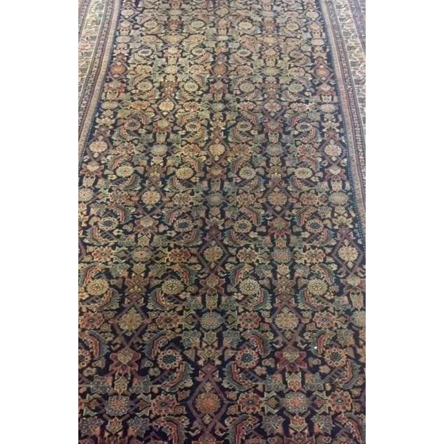 1900's Antique N.West Persian Palace Rug, 6'3" X 23'10" For Sale - Image 9 of 12