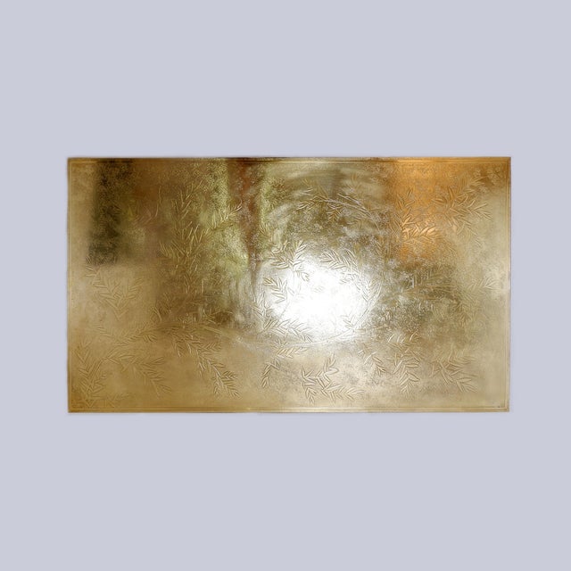 Etched Brass Coffee Table in the style of Christian Krekels, Belgium, 1977 For Sale - Image 10 of 15