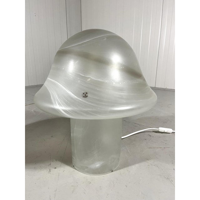 Vintage Glass Mushroom Table Lamps from Peill & Putzler, 1970s, Set of 2 For Sale - Image 10 of 18