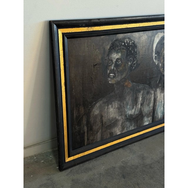 Vintage Figurative Painting by Cynthia White 1969 For Sale In Los Angeles - Image 6 of 12