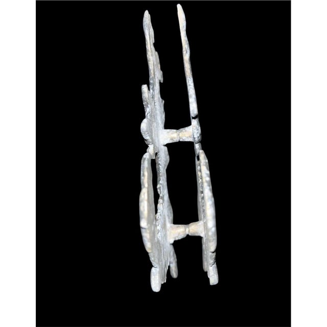 1950s Early Mid-Century Metal Napkin Holder For Sale - Image 4 of 4