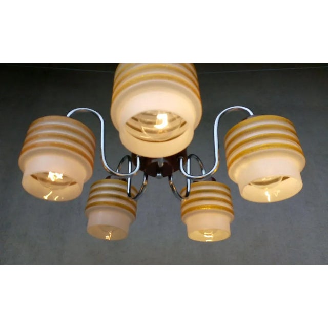 Vintage Type V202-1388 Chandelier from Lidokov, 1960s For Sale - Image 10 of 11