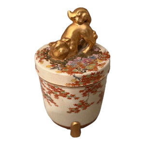 Antique Porcelain Asian Cigarette Holder