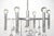 Chandelier in Glass and Chrome by Angelo Gaetano Sciolari, 1970s For Sale - Image 3 of 7