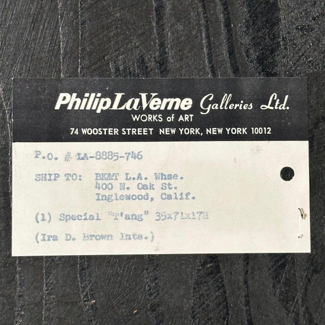 Philip and Kelvin LaVerne, Mid-Century, T'ang Marriage Coffee Table, Bronze For Sale - Image 11 of 11