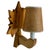 Swedish Hand-Carved Maple Leaf Wall Lamp with Sisal Shade, 1950s For Sale - Image 13 of 13