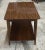 Wood Lane Furniture Mid Century Style Tiered Walnut Side Table For Sale - Image 7 of 10